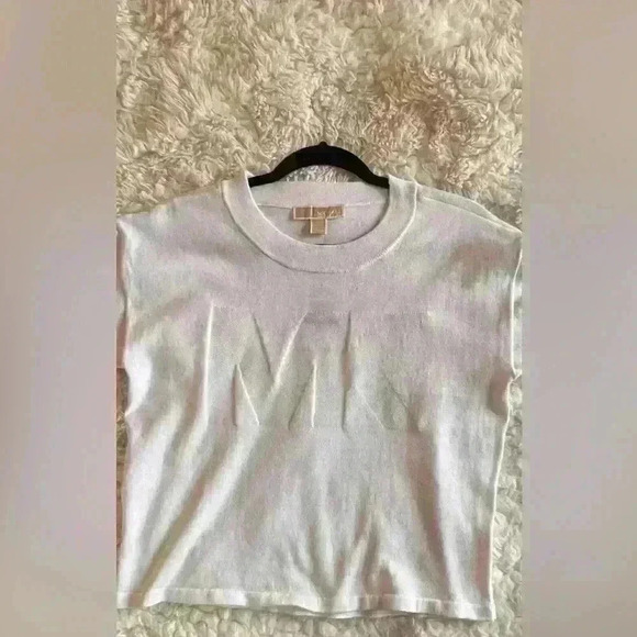 Michael Kors women’s white knit sweater - Picture 6 of 14